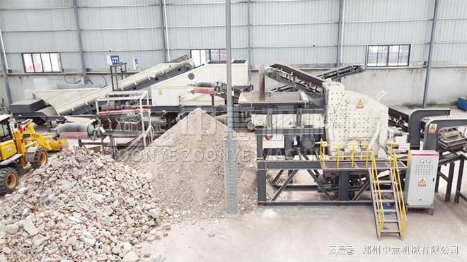 日处理500吨建筑垃圾垃圾处理设备筛分效果(图1)