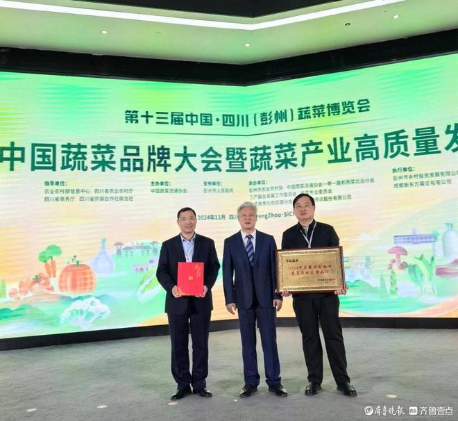 “莘县蔬菜”获评2024年度中国最具影响力蔬菜区域公用品牌(图1)