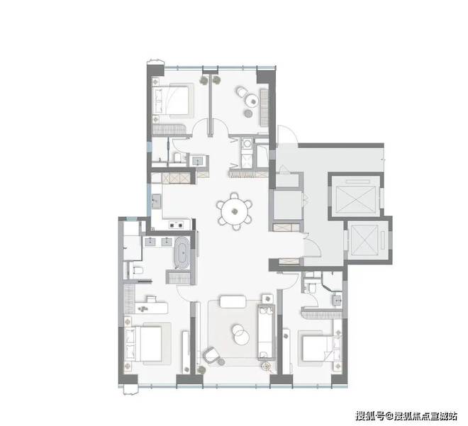 Kaiyun体育网站：苏州龙湖山河颂网站_龙湖山河颂户型图_地址_房价(图8)
